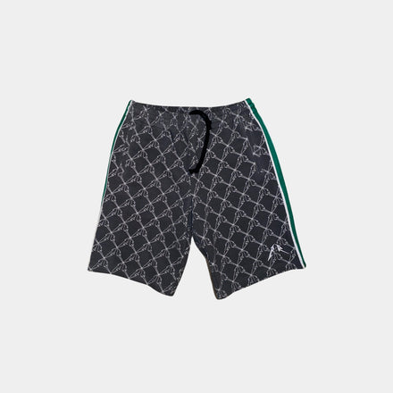 Black Jacquard Shorts