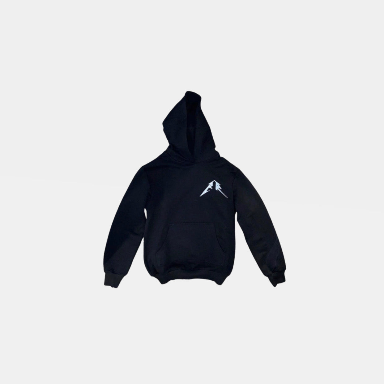 Black Stitched RR Hoodie